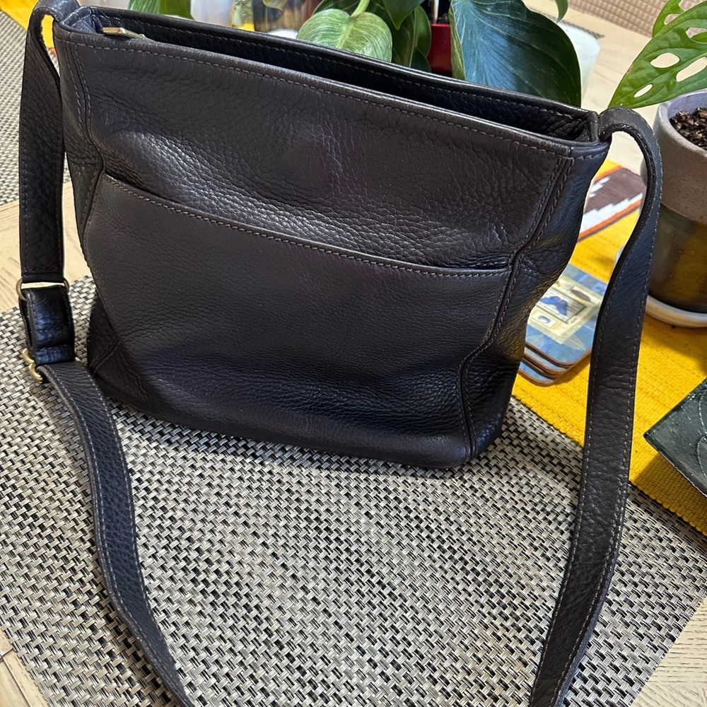 Coach Leather Shoulder / Crossbody Bag